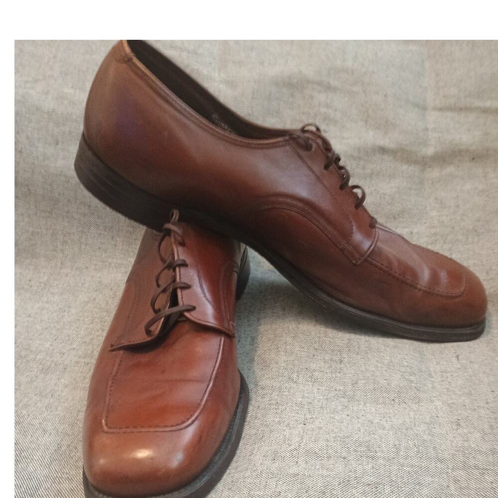 Vintage Men's Foot So Port Supreme #4147  Brown Leather Oxfords Size 14 AA